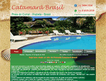 Tablet Screenshot of pousadacatamarabrasil.com.br